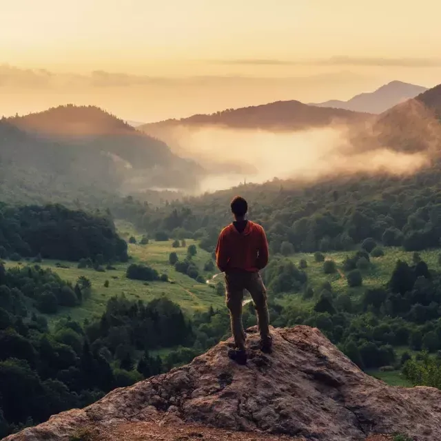 Man on Mountain